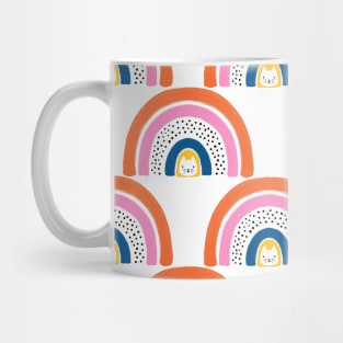 Rainbow Cat Medium Mug